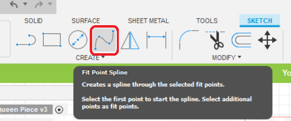 where spline is at